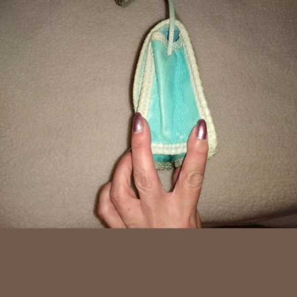 Vintage Python Turquoise Carlos Falchi Pegasus Bag - Picture 4 of 8